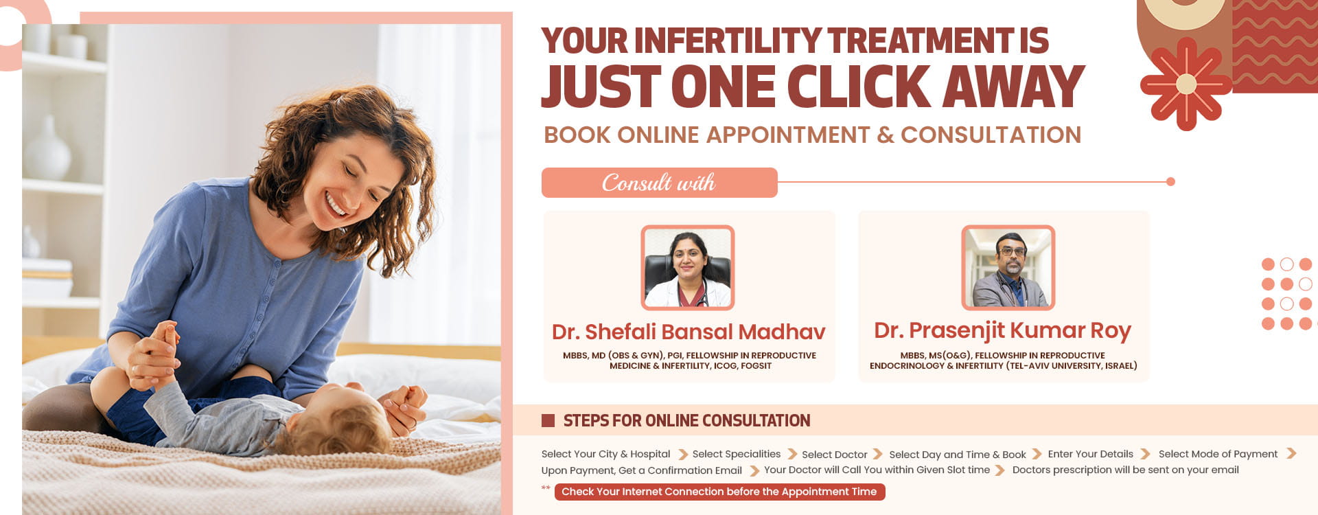 Book online appointment with New Life ivf Fertility Centre