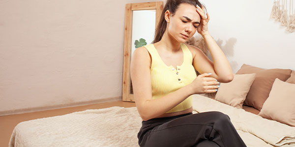 Mild cramping or discomfort